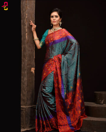 Pure Soft Silk Tangail Saree (সফট সিল্ক শাড়ি) HHS-544