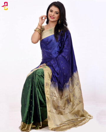 Pure Soft Silk Tangail Saree (সফট সিল্ক শাড়ি) HHS-564