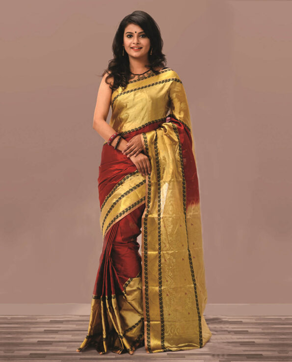 Silk Katan Saree HJ-2188