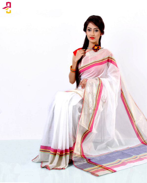 Gas Cotton Saree HJS-190