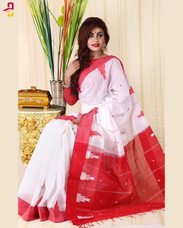 Pure Soft Cotton Saree HJS-257