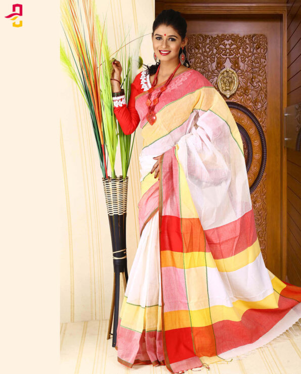 Pure Cotton Saree HJS-277