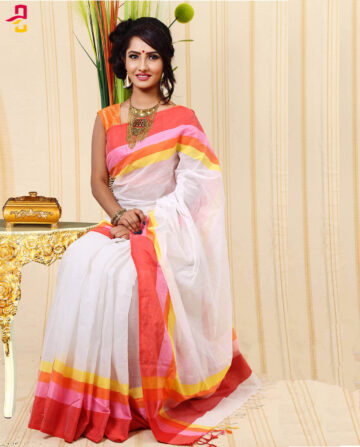 Pure Cotton Saree HJS-289