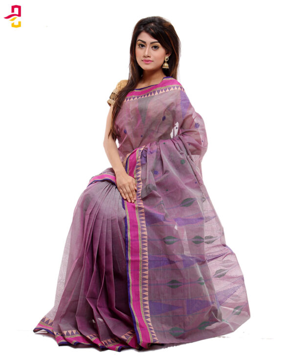 Muslin Gas Cotton Tangail Sari (গ্যাস সুতি শাড়ি) HMC-55