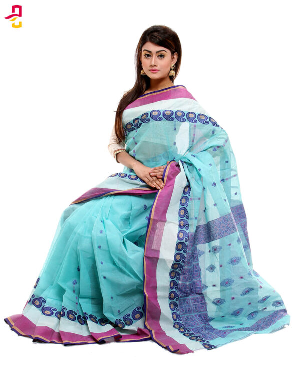 Gas Cotton Handwork Tangail Sari (গ্যাস সুতি শাড়ি) HMC-58