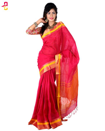 Pure Cotton Tangail Sari HMT-263