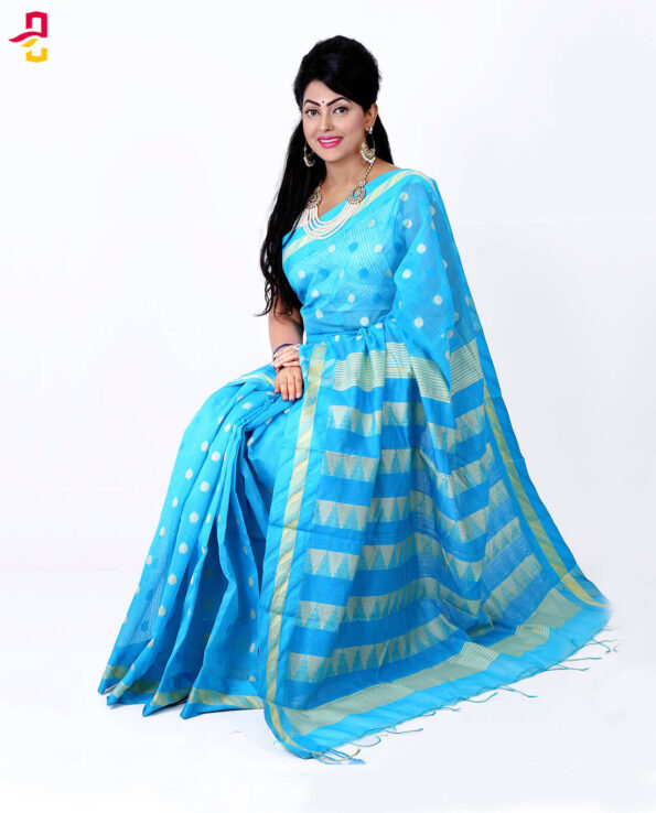 Moslin Maslise Silk Tangail Saree HRB-141