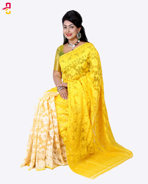 Moslin Silk Tangail Saree HRB-147