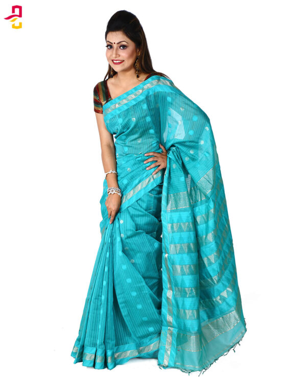 Delicate Half Silk Tangail Sari HRB-193